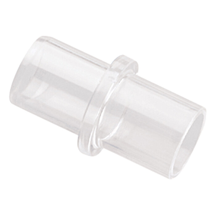 AirLife Two-Way Connector, 15 mm O.D. x 15 mm O.D., Clear