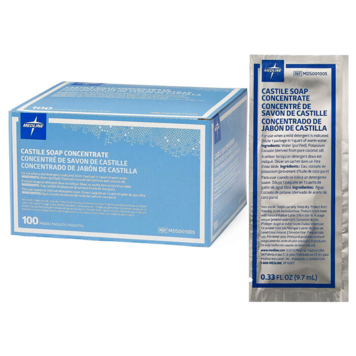 Castile Soap Concentrate Packet  9 cc