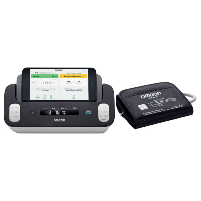Complete Wireless Upper Arm Blood Pressure Monitor + EKG